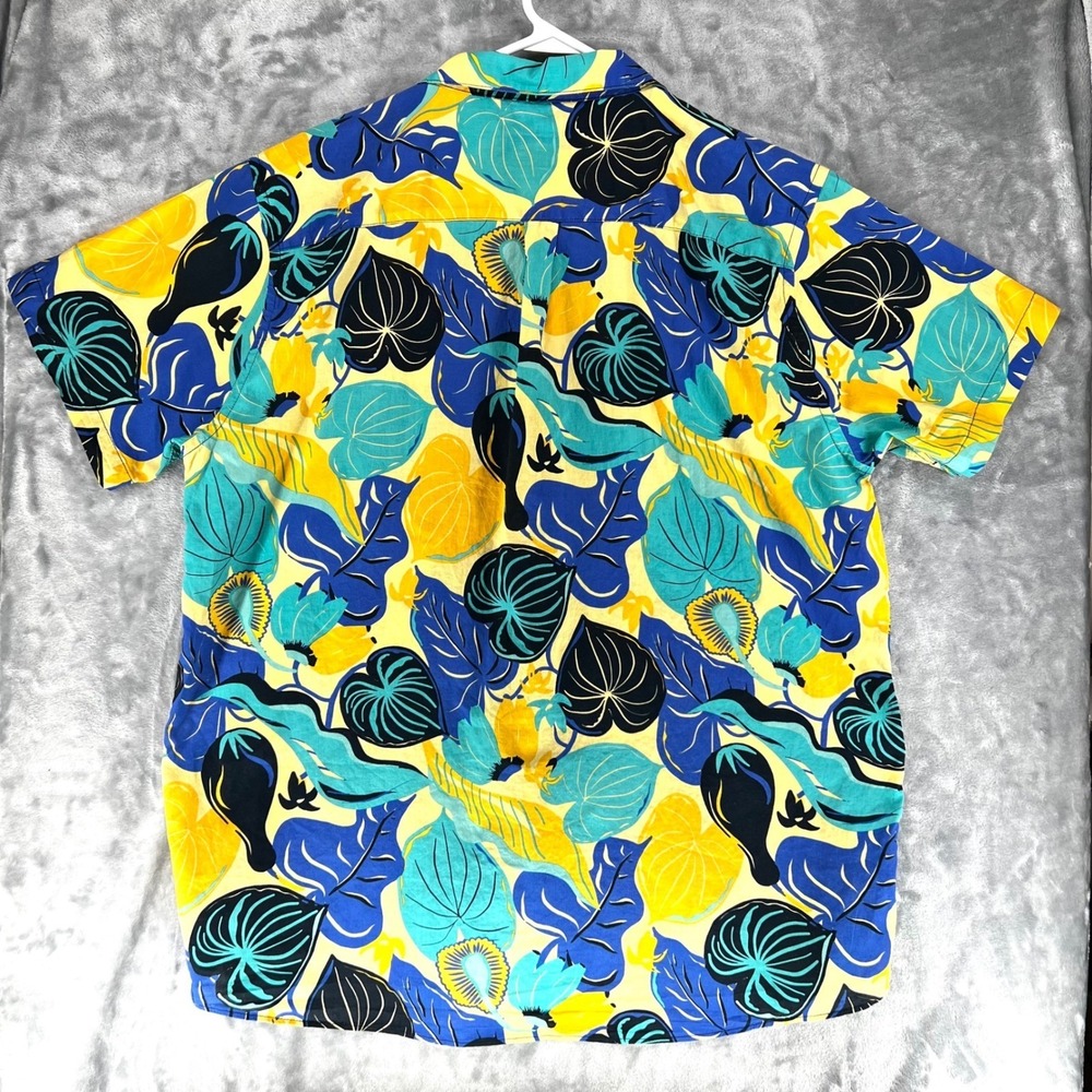 Pataloha Hawaiian Shirt Mens XXL Tropical Floral Print Short Sleeve Button Down